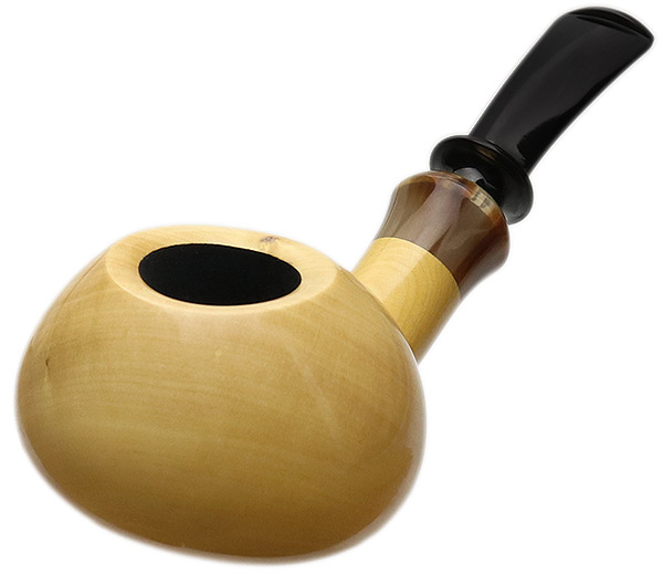J. Alan Pipes Smooth Boxwood Tomato with Horn (1468)