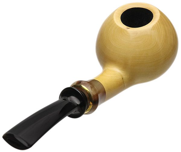 J. Alan Pipes Smooth Boxwood Tomato with Horn (1468)