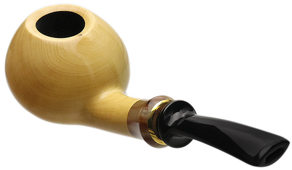 J. Alan Pipes Smooth Boxwood Tomato with Horn (1468)