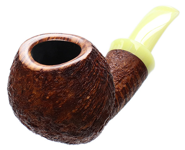 J. Alan Pipes Sandblasted Strawberry with Bakelite (1482)