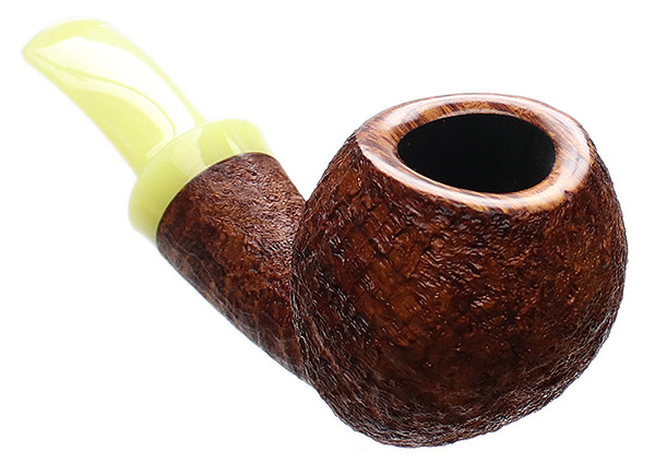 J. Alan Pipes Sandblasted Strawberry with Bakelite (1482)