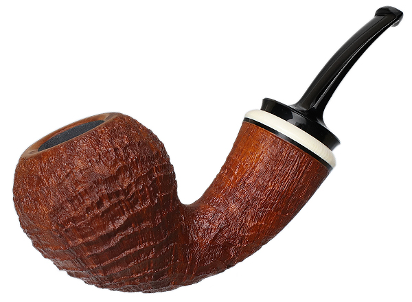 J. Alan Pipes Sandblasted Strawberry with Ivorite (1496)