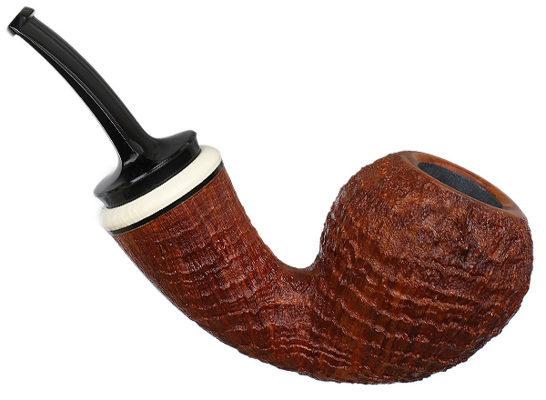 J. Alan Pipes Sandblasted Strawberry with Ivorite (1496)