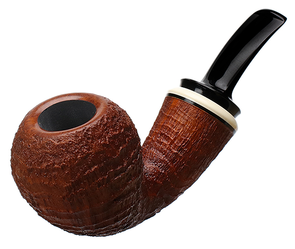 J. Alan Pipes Sandblasted Strawberry with Ivorite (1496)
