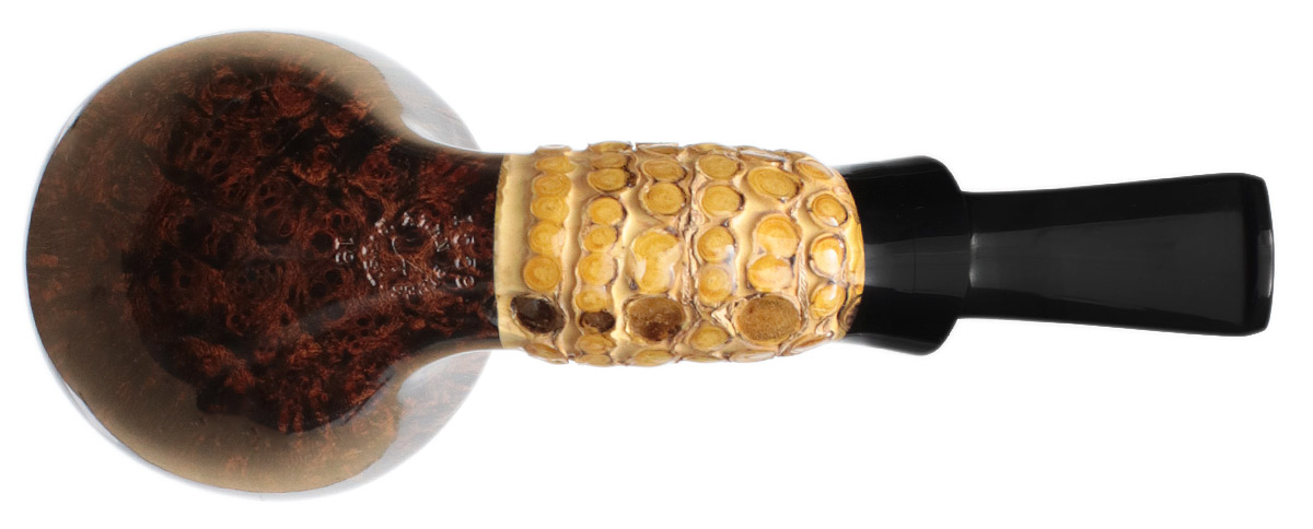 J. Alan Pipes Smooth Bent Dublin with Bamboo (1559)