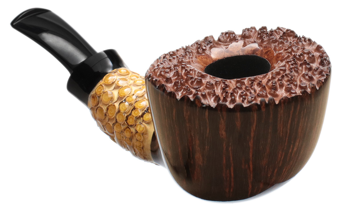 J. Alan Pipes Smooth Bent Dublin with Bamboo (1559)