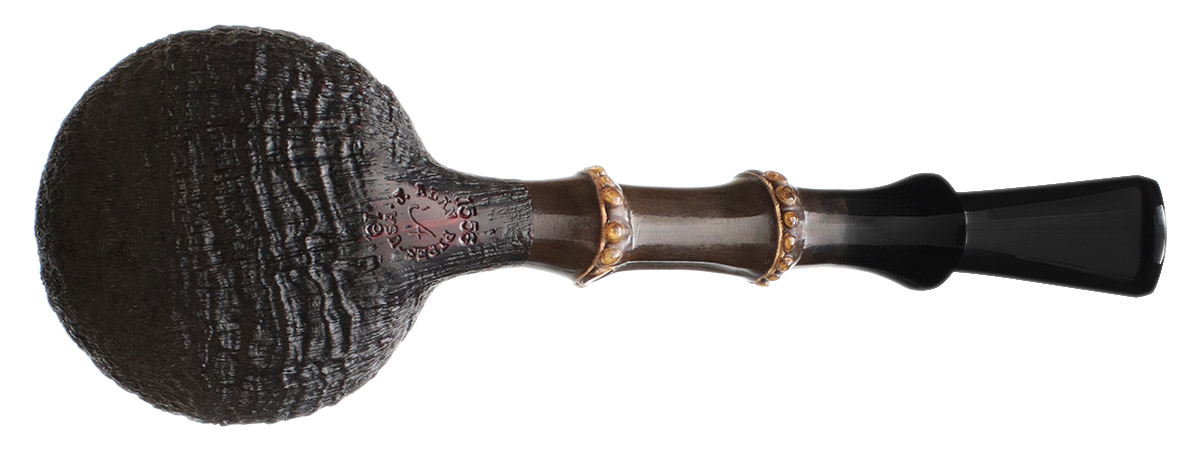 J. Alan Pipes Sandblasted Tomato with Bamboo (1556)