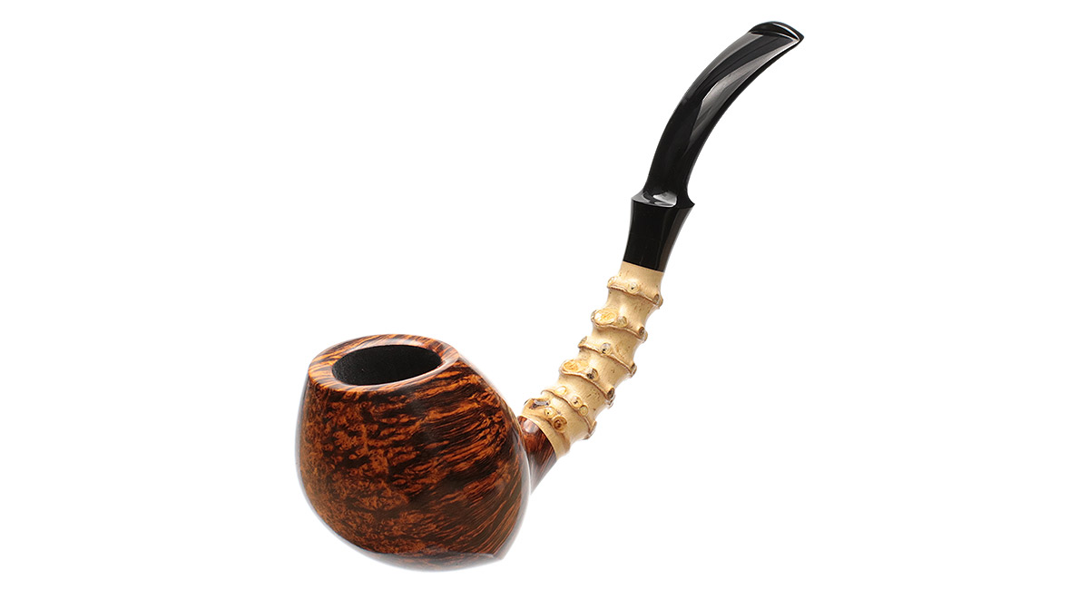 J. Alan Pipes Smooth Acorn with Bamboo (1620)