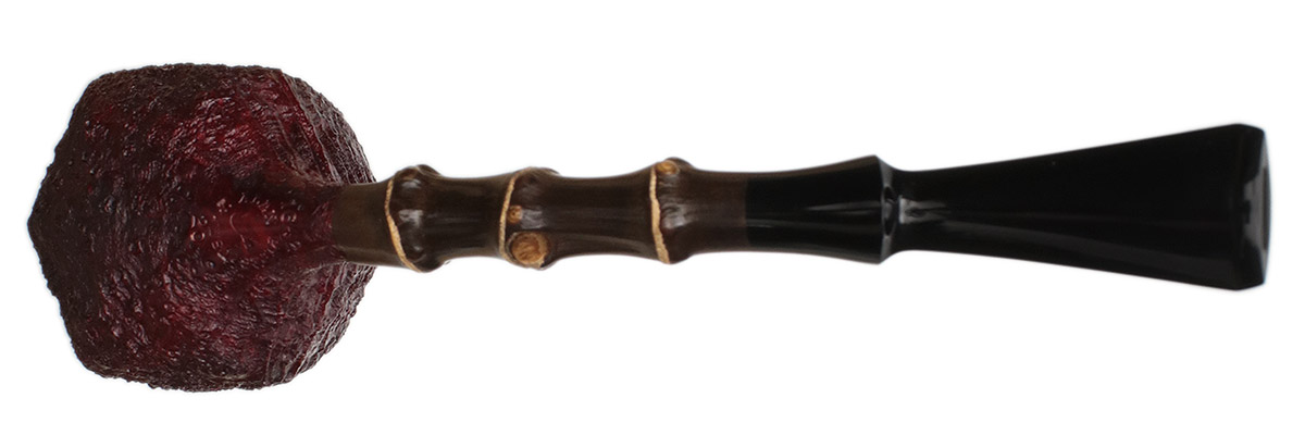 J. Alan Pipes Sandblasted Paneled Apple with Bamboo (1642)