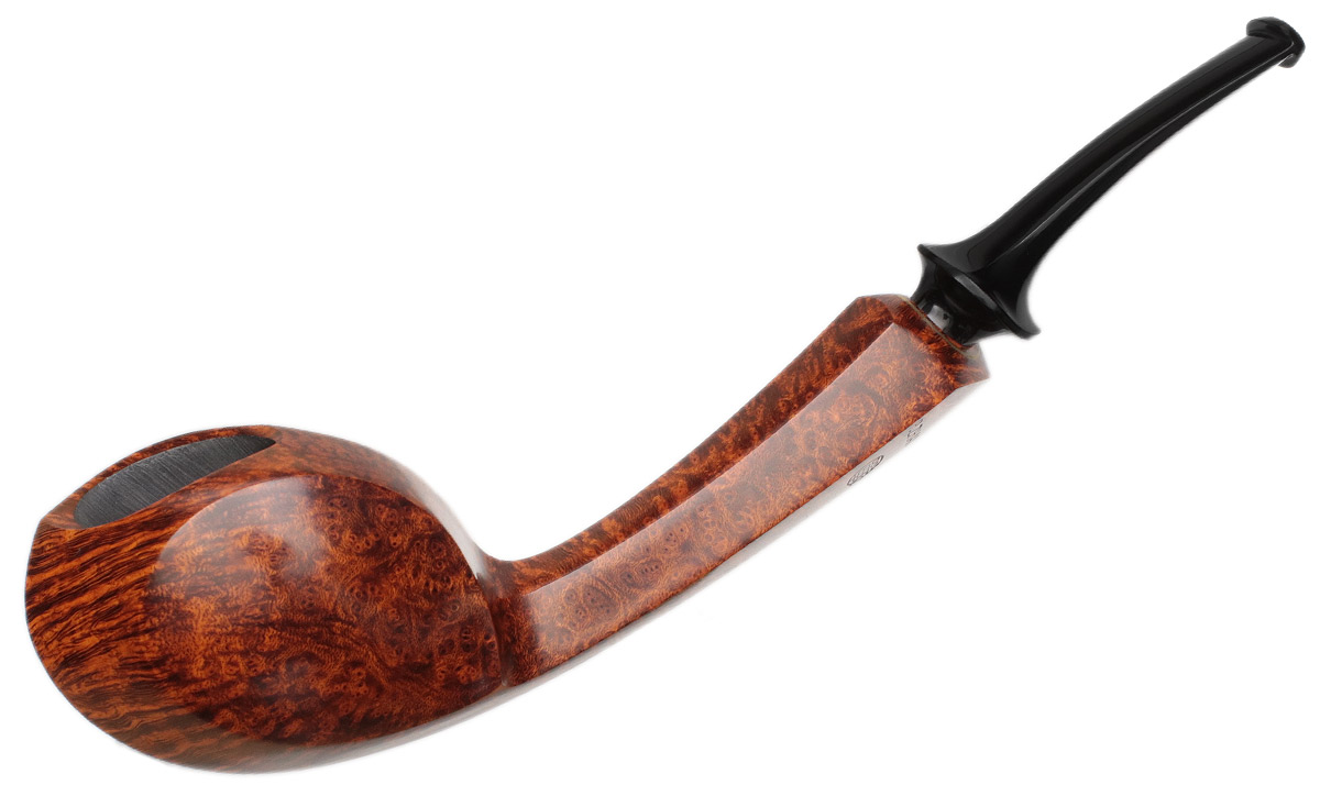 J. Alan Pipes Smooth Blowfish Two Pipe Set with Ping Zhan (with Tamper and Claudio Albieri Case)