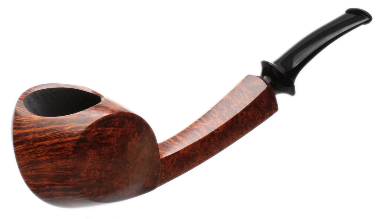 J. Alan Pipes Smooth Blowfish Two Pipe Set with Ping Zhan (with Tamper and Claudio Albieri Case)