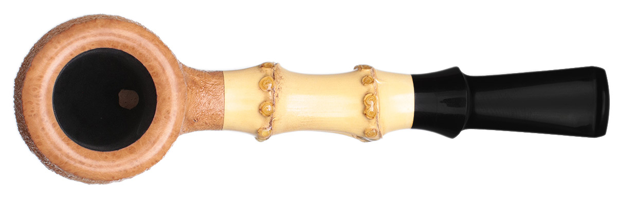 J. Alan Pipes Sandblasted Billiard with Bamboo (1717)