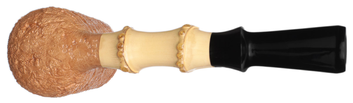 J. Alan Pipes Sandblasted Billiard with Bamboo (1717)