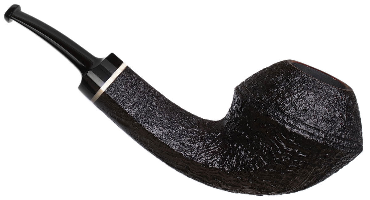 J. Alan Pipes Sandblasted Bent Bulldog with Ivorite (1763)