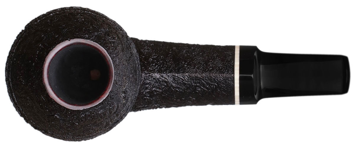 J. Alan Pipes Sandblasted Bent Bulldog with Ivorite (1763)