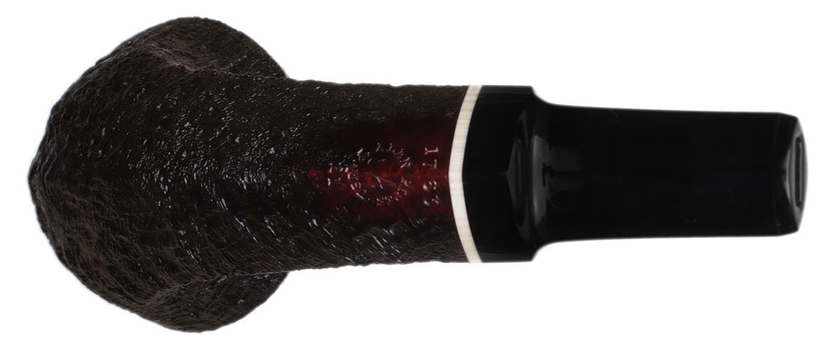 J. Alan Pipes Sandblasted Bent Bulldog with Ivorite (1763)