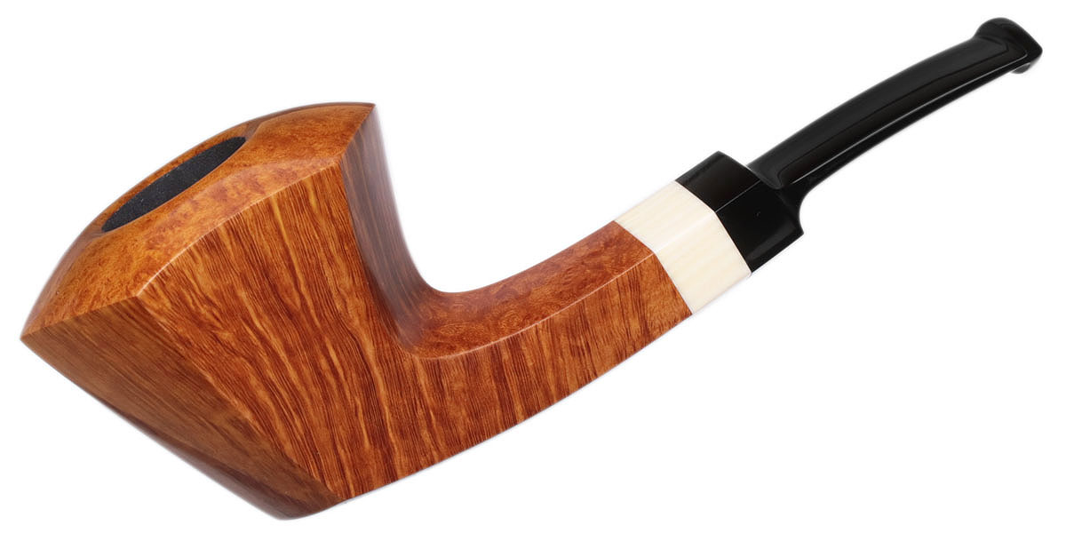 J. Alan Pipes Smooth Paneled Bent Dublin with Ivorite (1765)