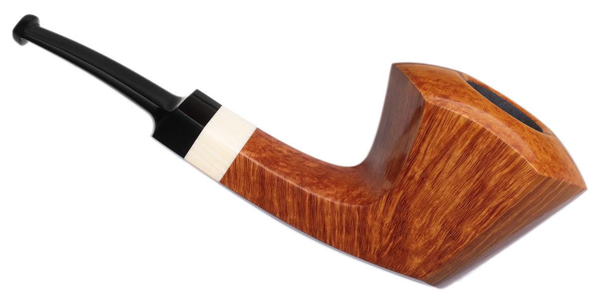 J. Alan Pipes Smooth Paneled Bent Dublin with Ivorite (1765)