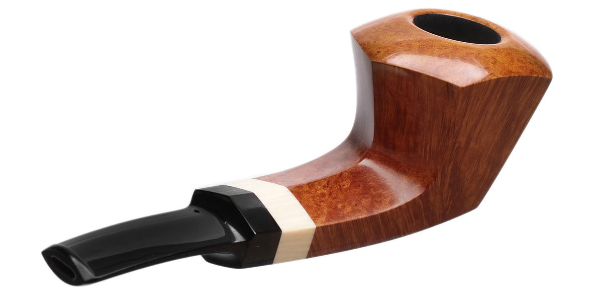 J. Alan Pipes Smooth Paneled Bent Dublin with Ivorite (1765)