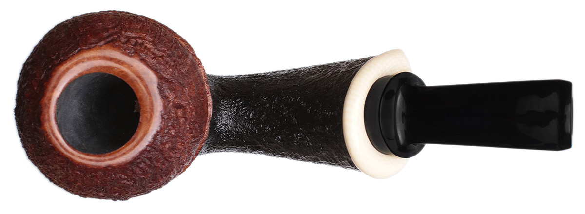 J. Alan Pipes Sandblasted Bent Apple with Ivorite (1766)