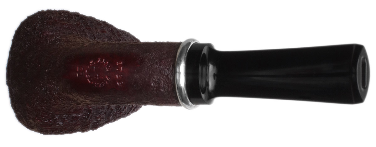 J. Alan Pipes Sandblasted Bent Brandy with Silver (1789)