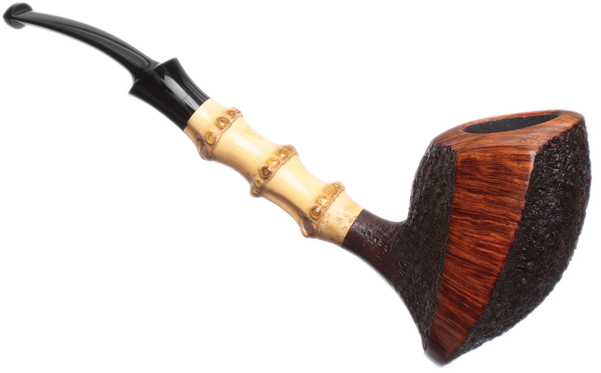J. Alan Pipes Partially Sandblasted Elephant
