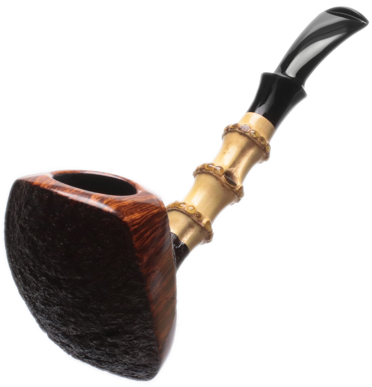 J. Alan Pipes Partially Sandblasted Elephant