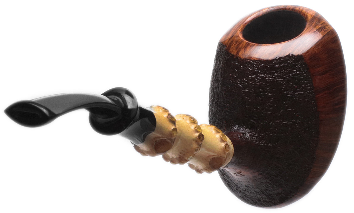 J. Alan Pipes Partially Sandblasted Elephant
