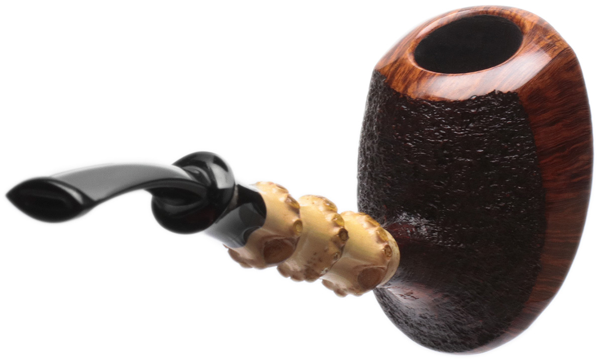 J. Alan Pipes Partially Sandblasted Elephant