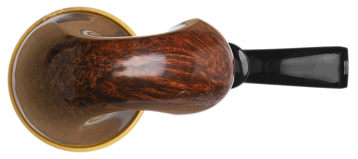 J. Alan Pipes Smooth Calabash with Boxwood (Wave) (1834)