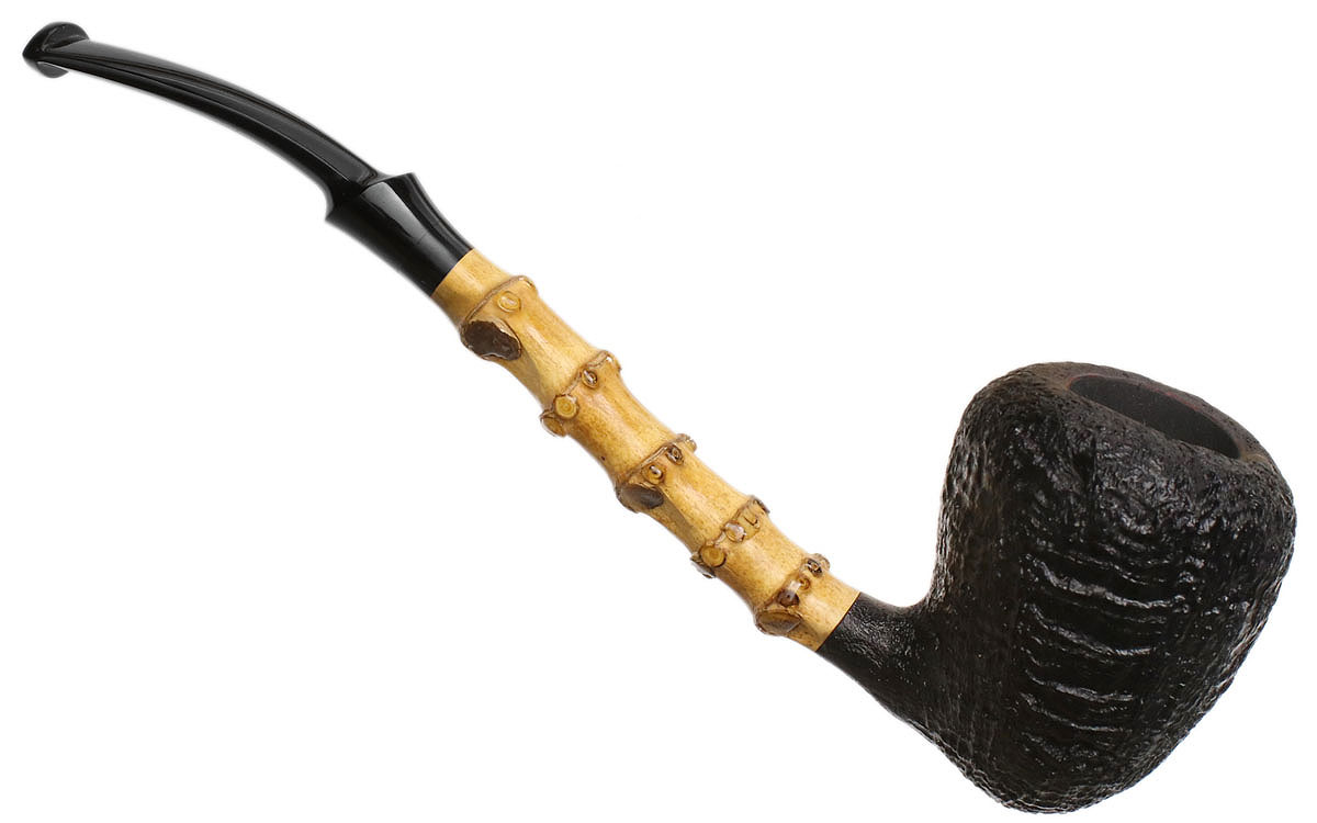 J. Alan Pipes Sandblasted Potato Sack with Bamboo (1866)