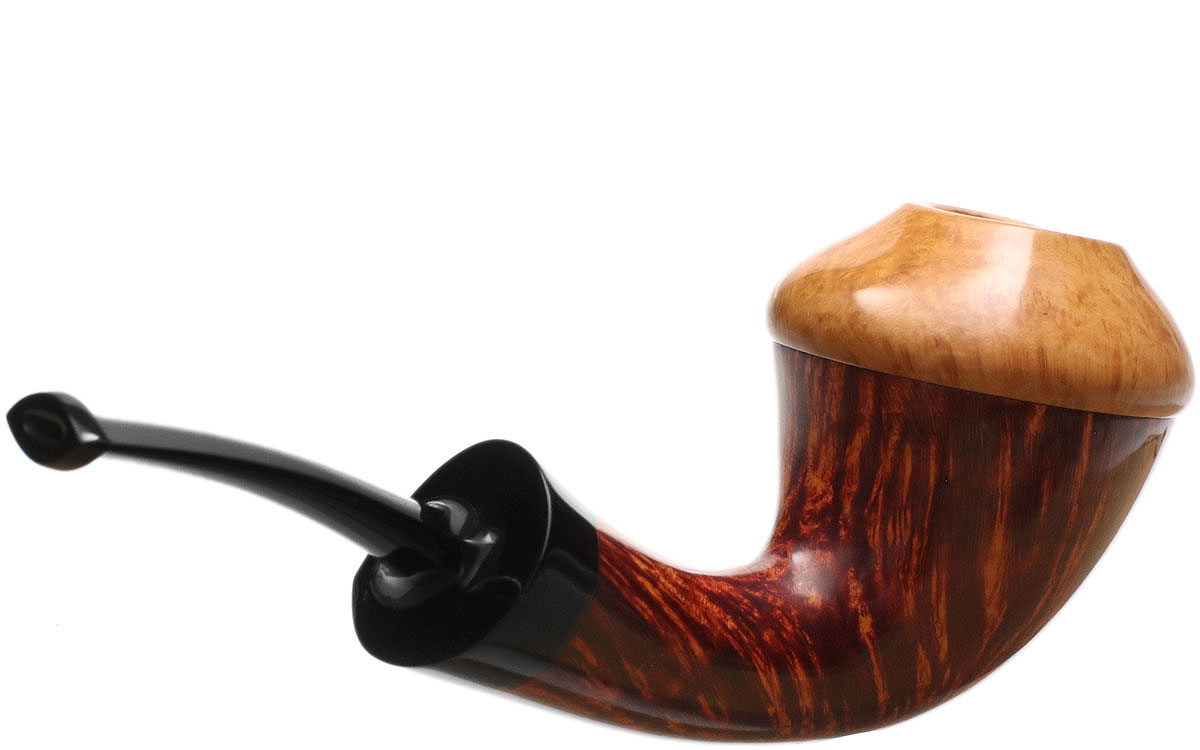 J. Alan Pipes Smooth Nautical Dublin Calabash with Briar Cap (1889)