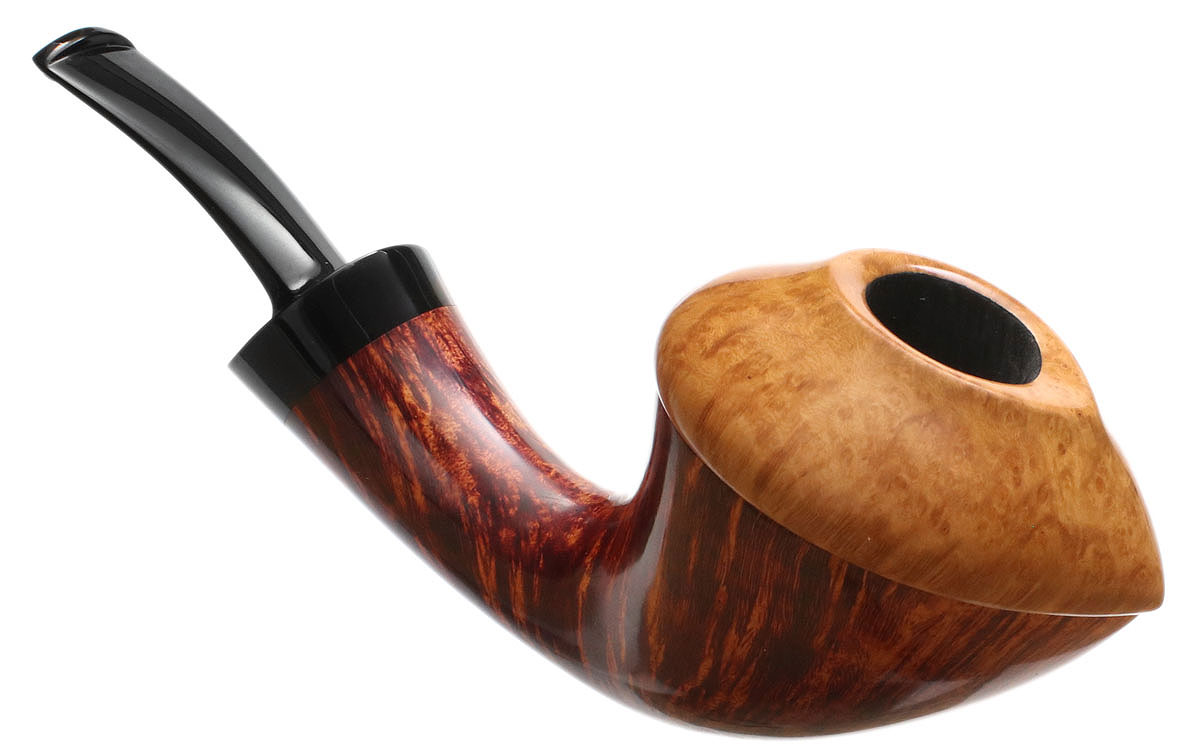 J. Alan Pipes Smooth Nautical Dublin Calabash with Briar Cap (1889)