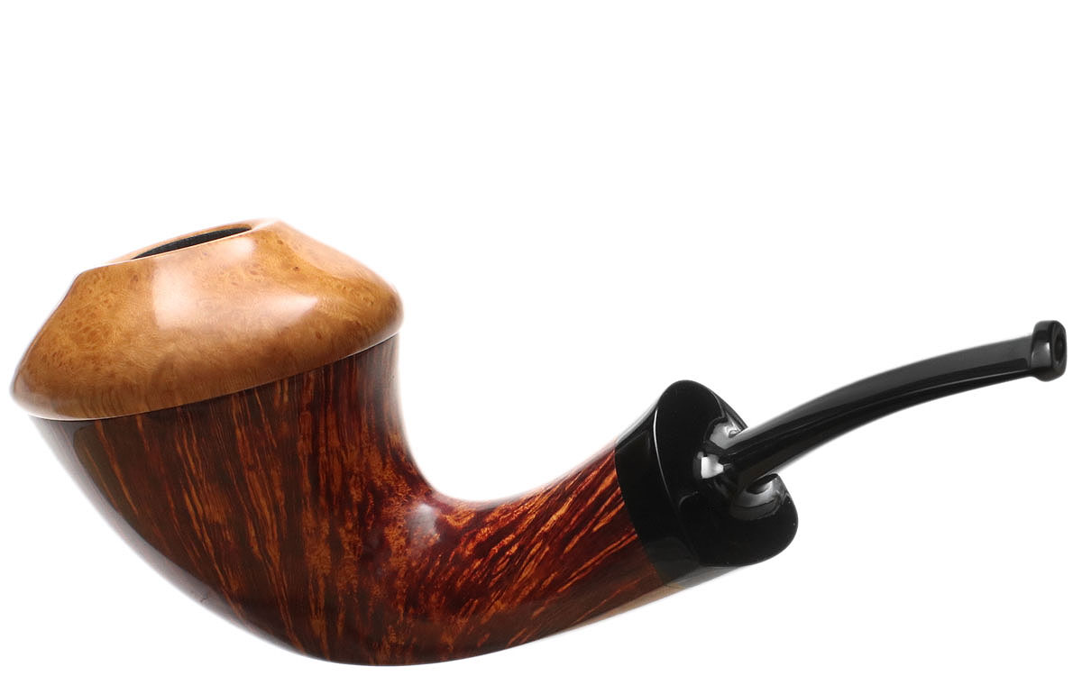 J. Alan Pipes Smooth Nautical Dublin Calabash with Briar Cap (1889)