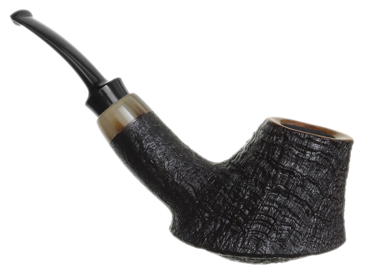 J. Alan Pipes Sandblasted Volcano with Horn (2111)