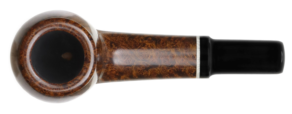J. Alan Pipes Smooth Bent Brandy with Ivorite (2106)