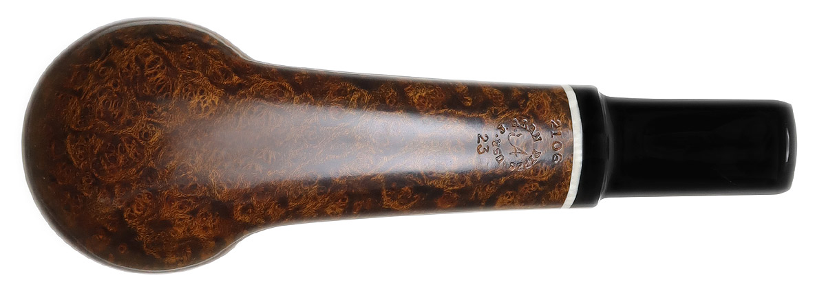 J. Alan Pipes Smooth Bent Brandy with Ivorite (2106)