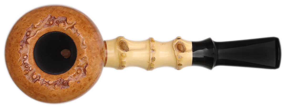 J. Alan Pipes Smooth Squat Apple with Bamboo (2173)