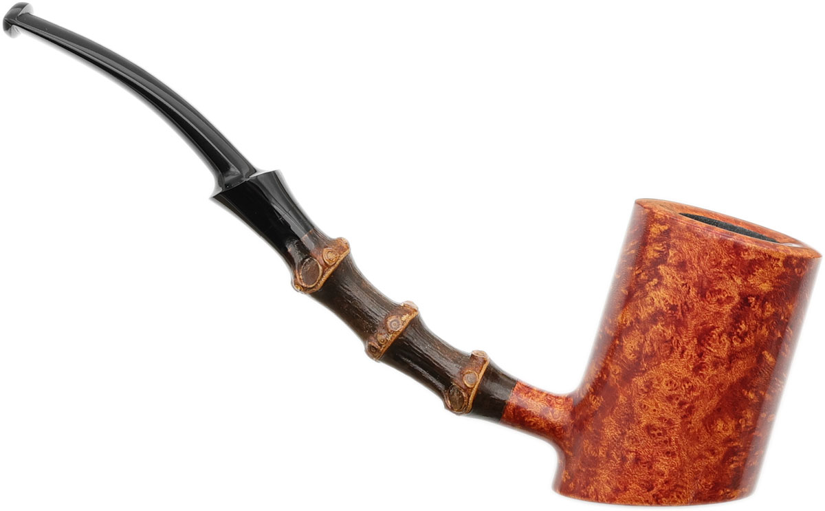 J. Alan Pipes Smooth Cherrywood with Black Bamboo (2194) (2024)