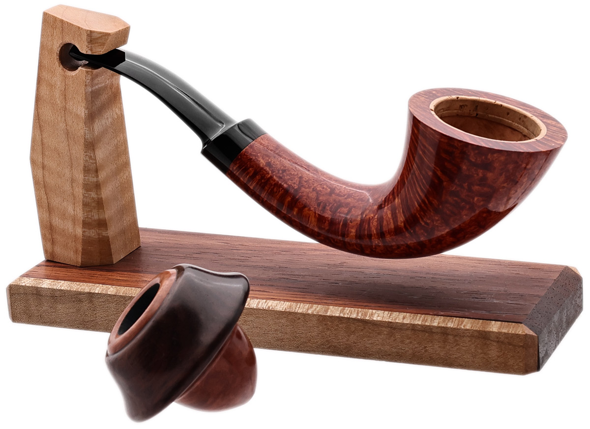 J. Alan Pipes Smooth Calabash with Cocobolo (with Stand) (Wave) (2409) (2026)