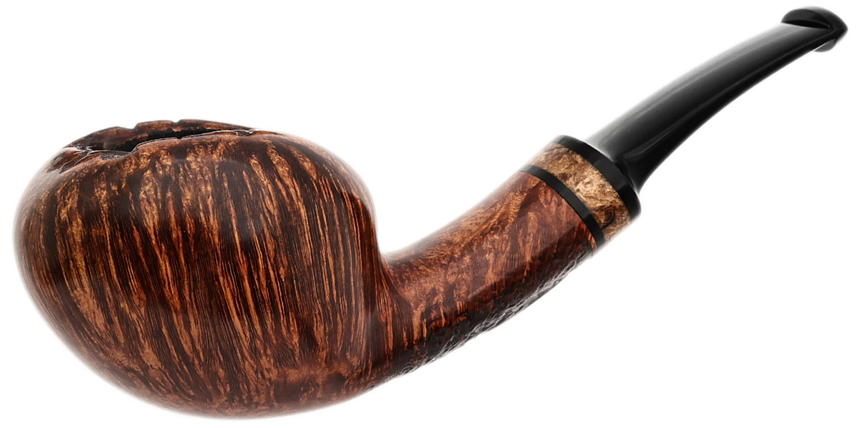 Brad Pohlmann Partially Sandblasted Tomato with Spalted Maple Burl (2026)