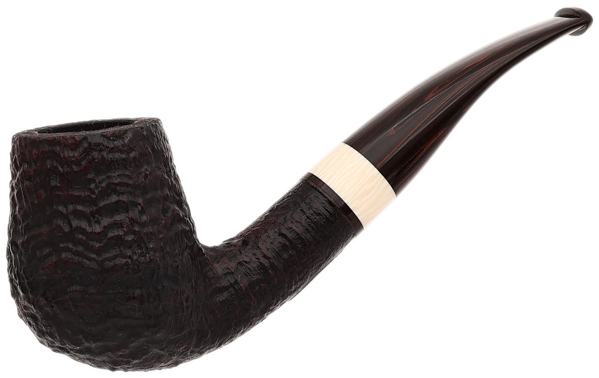 Brad Pohlmann Sandblasted Bent Billiard with Ivorite (2026)