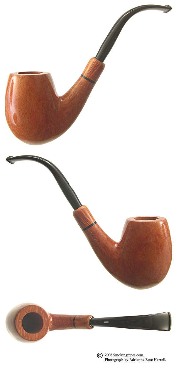 Castello Collection Occhio di Pernice Bent Egg with Briar Shank Extension (KK)