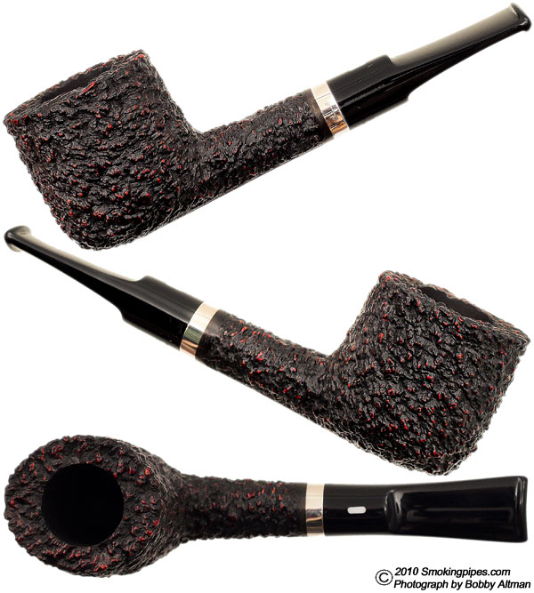 Castello Sea Rock Briar Pot with Silver Band (KK)