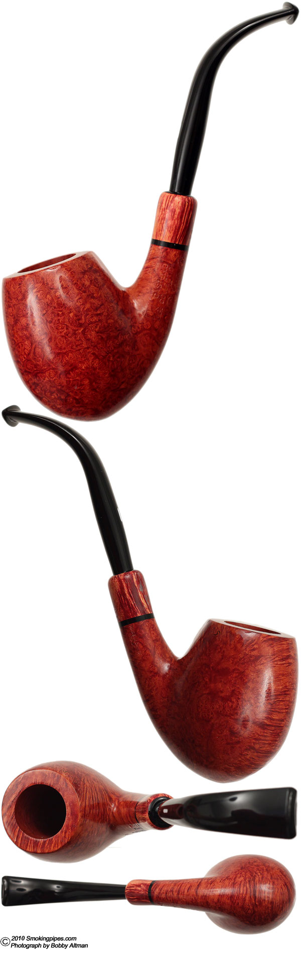 Castello Collection Occhio Di Pernice Bent Egg (KK) with Briar Shank