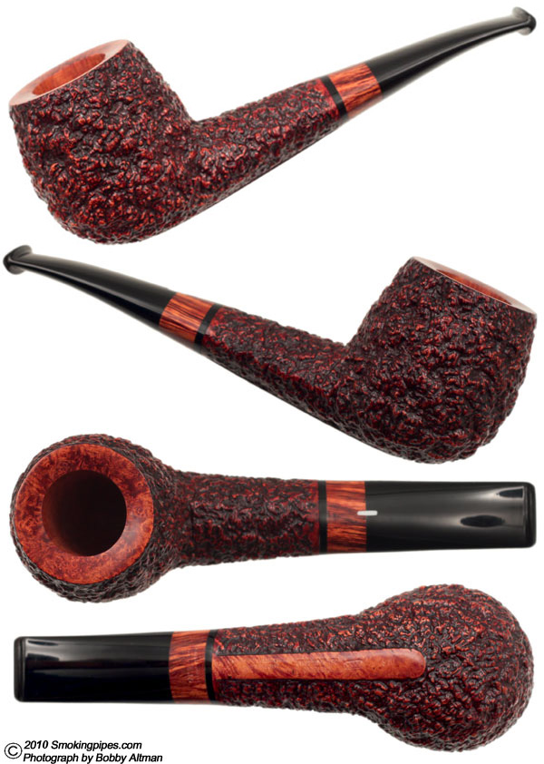 Castello Sea Rock Briar Bent Apple with Briar Inlay (KKKK)