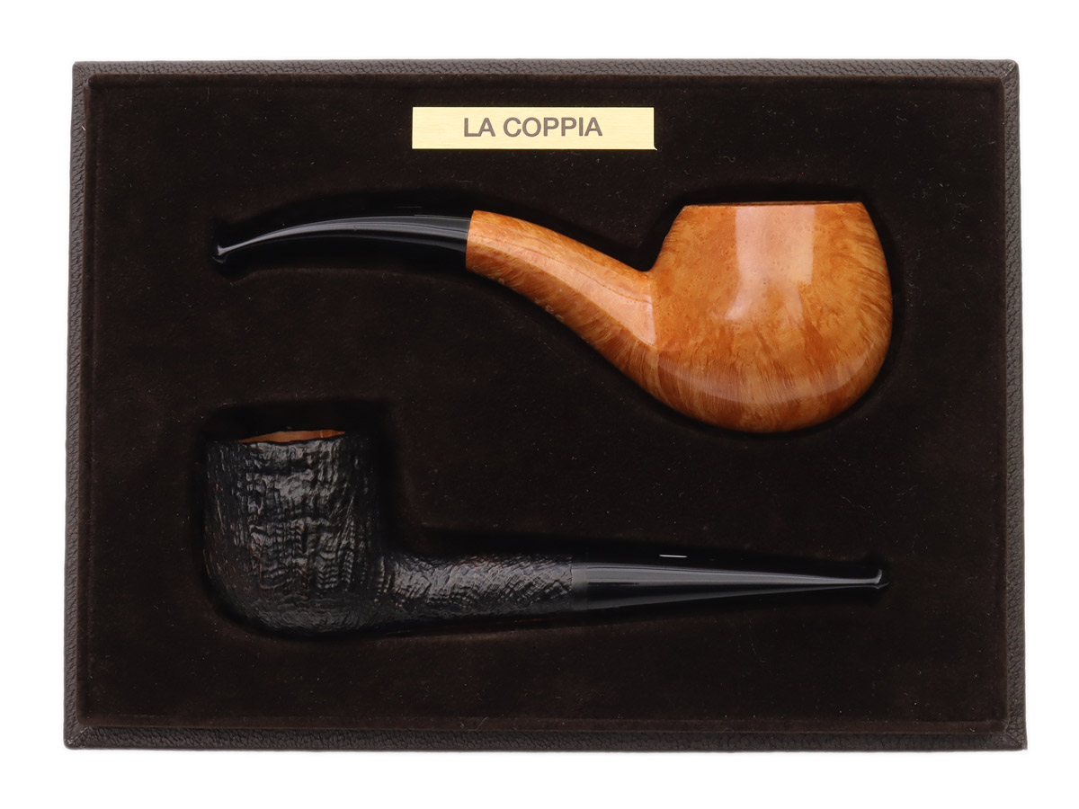Castello La Coppia 2 Pipe Set (with Leather Box) (2023)