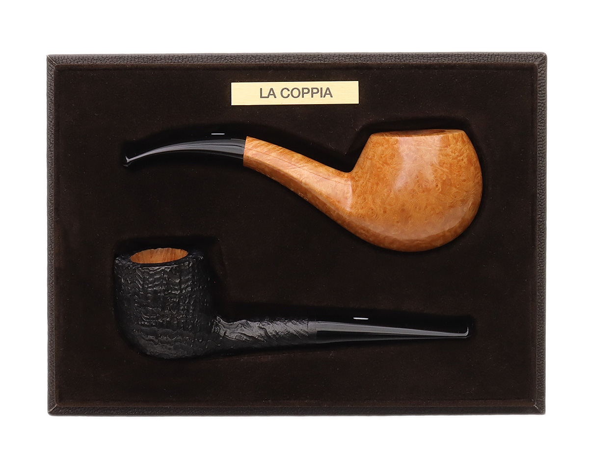 Castello La Coppia 2 Pipe Set (with Leather Box) (2023)