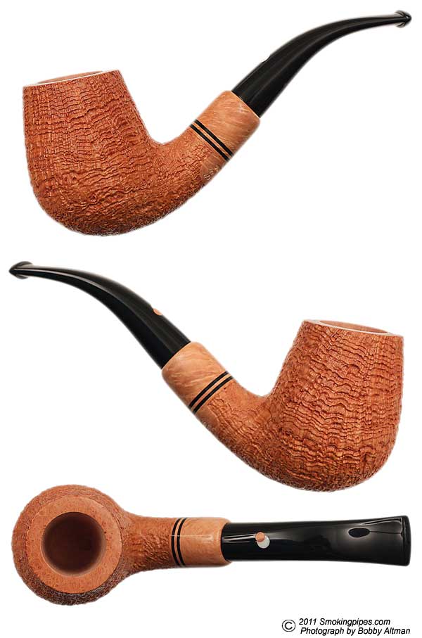 Claudio Cavicchi Sandblasted Bent Brandy with Boxwood