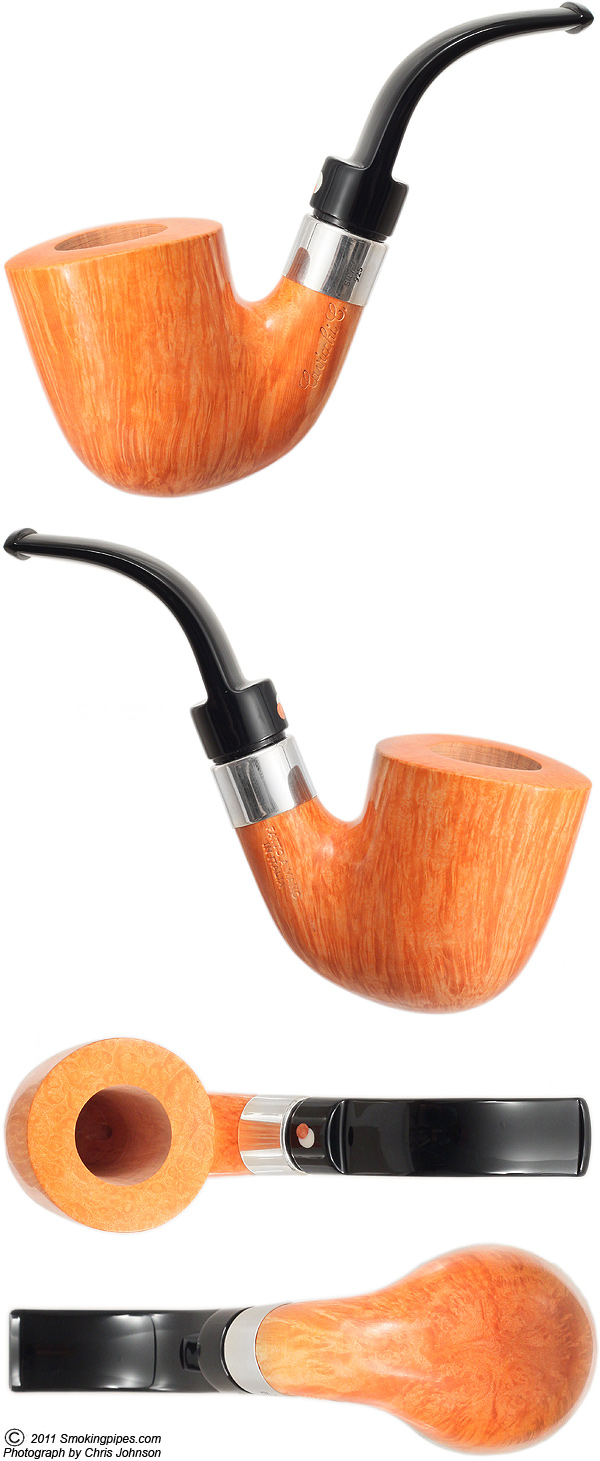 Claudio Cavicchi Smooth Bent Billiard with Silver Band (CCC)